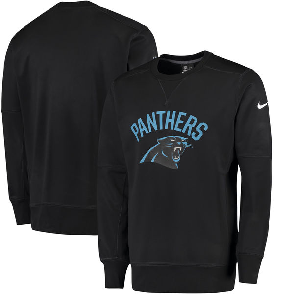 Men's Carolina Panthers Nike Black Sideline Circuit Performance Sweatshirt,We sell and wholesale Men's Carolina Panthers Nike Black Sideline Circuit Performance Sweatshirt on line form chian!